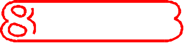 The image shows a red horizontal bar with white text on it that reads "86."