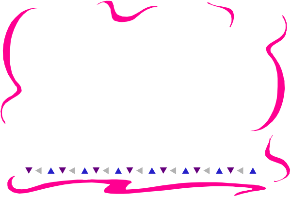 The image shows a black banner with pink text that reads "Welcome to our new website."