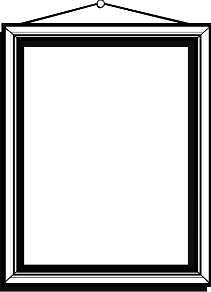 The black and white illustration shows a simple door with no visible handle on it against an untextured background.