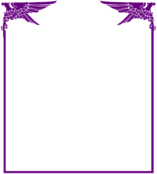 The image shows a purple banner with white text on it against an indistinct background.