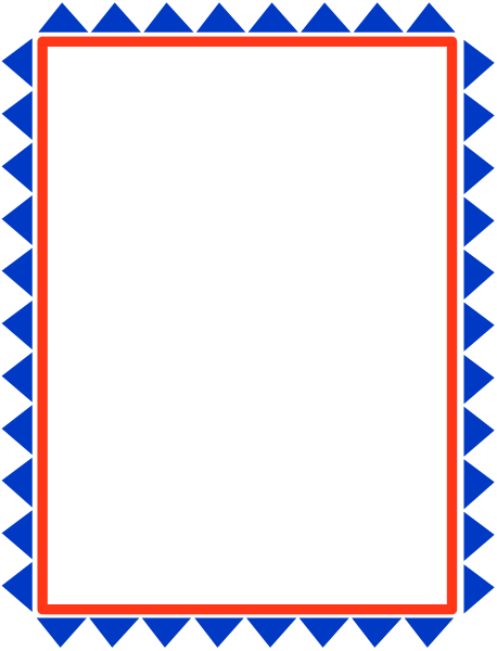 The image shows a stylized representation of an envelope with red borders on its sides against a dark background.