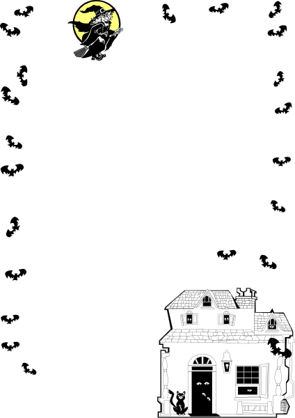 The black and white photo shows a castle with two towers on either side of an entrance archway at nighttime.