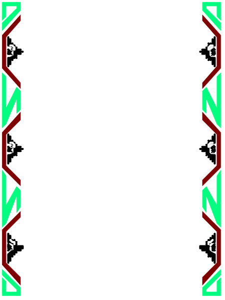 The image shows a close up of an intricate pattern with geometric shapes that resemble tiles arranged to form lines across what appears to be a dark background.