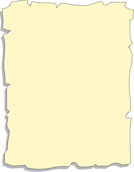 The image shows a piece of paper with text that appears to be handwritten notes on it; there is no visible background detailing any other elements in this small clip-art illustration.