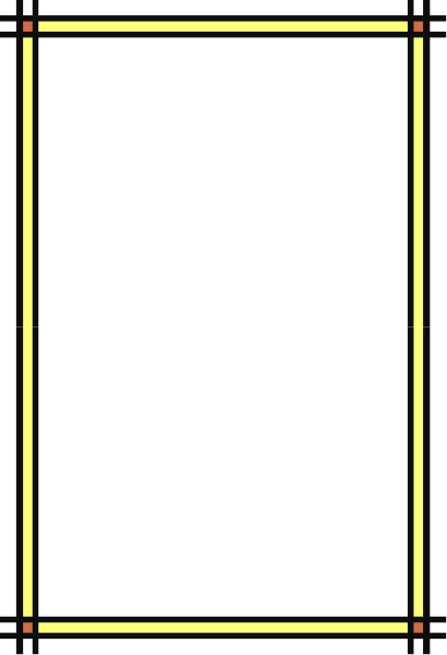 The image shows a simple pixelated representation of an open door with no interior visible against a plain background.