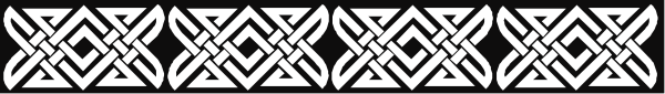 The image shows a gray background with an intricate pattern of intertwining lines forming what appears to be stylized text in black ink on top right corner.