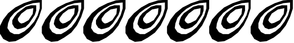 The image shows a row of circular shapes with eyes drawn on them against an indistinct background.