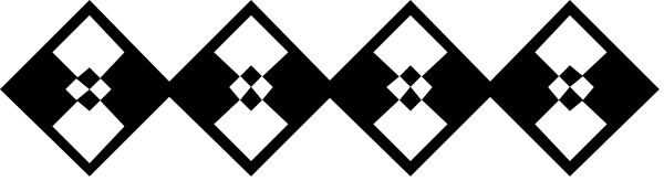 The image shows a pattern with repeated motifs that resemble stylized flowers on what appears to be fabric or wallpaper material in shades of gray and black against a lighter background.