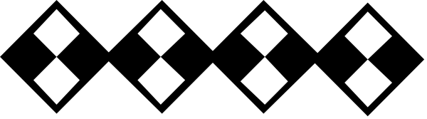 The image shows a pattern of black diamonds on a gray background with no other discernible elements present.