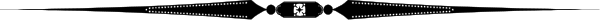 The image shows a simple line drawing of an object with two rectangles on either side connected by lines forming what appears to be a stylized representation of a person standing between them.
