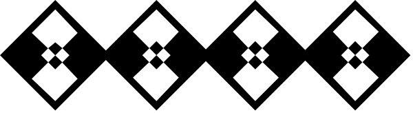 The image shows a pattern of black diamonds on a grey background with no other discernible elements present.