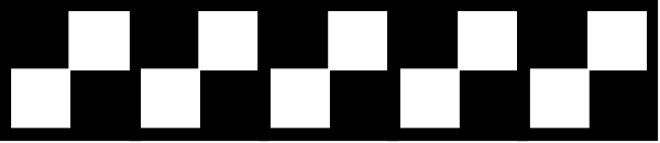 The image shows a checkered pattern with alternating squares of light gray and darker grey coloring.