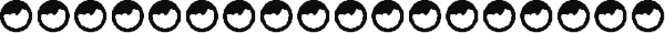 The image shows a simple black line on an otherwise plain background with no other discernible features to report.