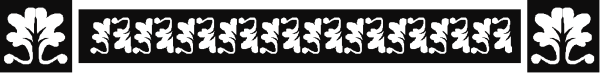 The image shows a black and white pattern with various shapes including flowers on what appears to be fabric or paper material.