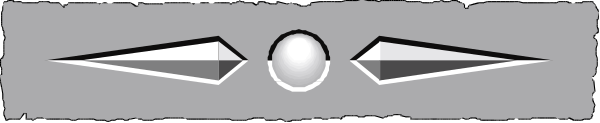 The image shows a gray background with two white circles on it; there's no text present within this small clip-art picture.