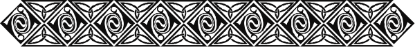 The image shows a black and white line of roses with leaves on top against an indistinct background.