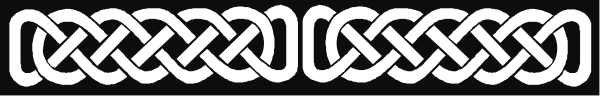 The image shows a black and white illustration of an intricate knot design with no other discernible elements present in this small clip-art format.