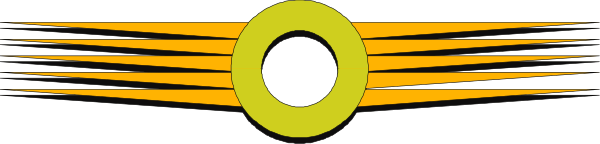 The image shows a black belt with two yellow stripes on it against a gray background.