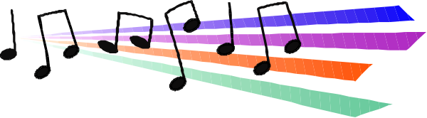 The image shows a colorful rainbow pattern on an otherwise gray background with no other discernible content to provide details about.