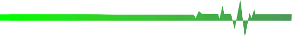The image shows a simple line graph with green coloring on it against a grey background.