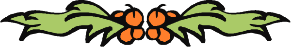 The image shows a decorative border with leaves on either side of it against a plain background.