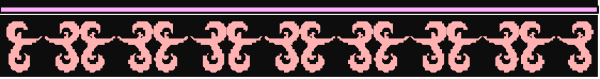 The image shows a pink line with three white dots on it against a grey background.