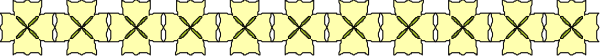 The image shows a gray background with an abstract design that resembles stylized leaves on either side of what appears to be a black line running horizontally across it in the center.