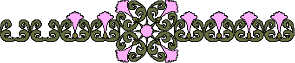 The image shows a decorative border with floral patterns against a plain background.