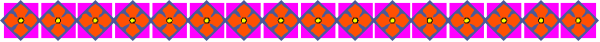 The image shows a gray background with pink squares forming an abstract pattern along its length; no other discernible elements can be identified in this small clip-art piece due to insufficient detail provided by the description and context of use.