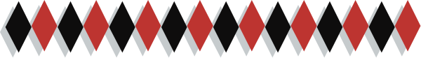 The image shows a gray background with red zigzag lines forming an abstract pattern across it.