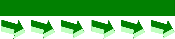 The image shows a green line with white arrows pointing upwards on it against an indistinct background.