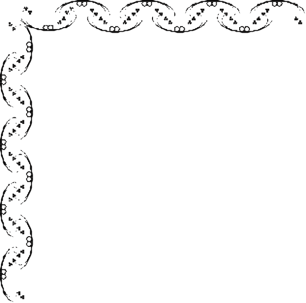 The black square with a white border represents an empty picture frame on top of what appears to be a patterned surface.