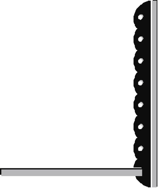 The image shows a blackboard with white chalk marks on it against an indistinct background that appears to be grayish-blue in color.