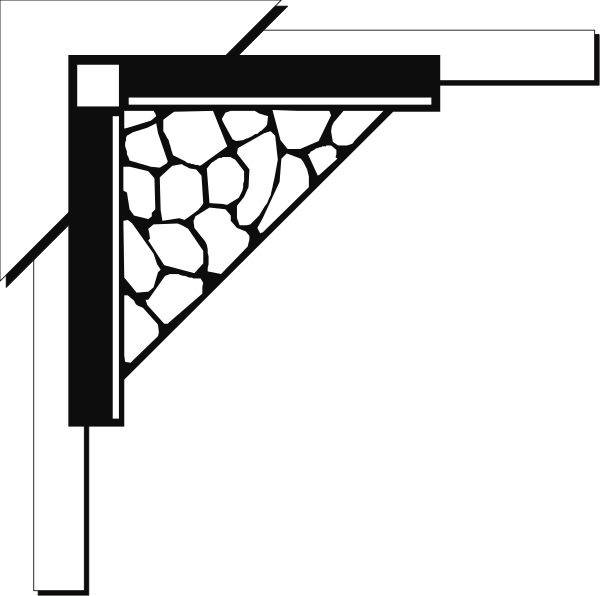 The black and white illustration shows a stylized brick wall with an open window on its right side.