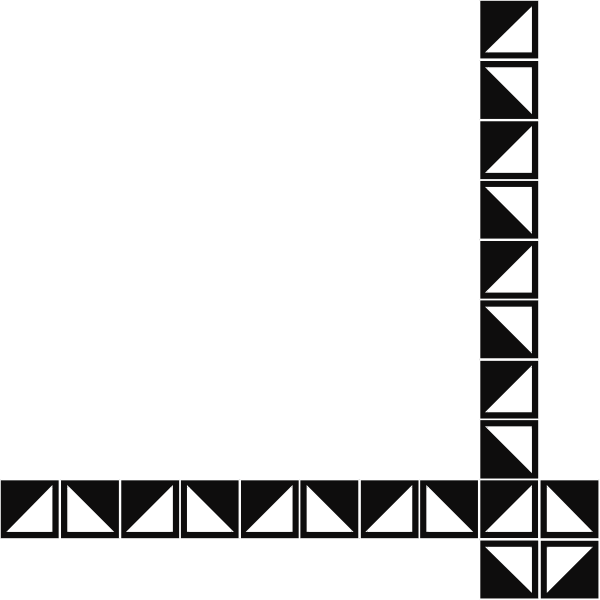 The black and white puzzle piece pattern on a dark background with no other discernible content to identify.