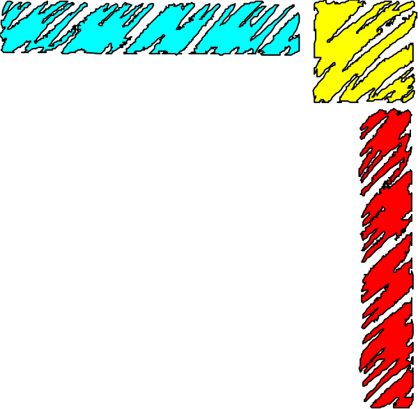 The image shows a simple pixelated representation of an abstract shape with lines forming its edges against a dark background.