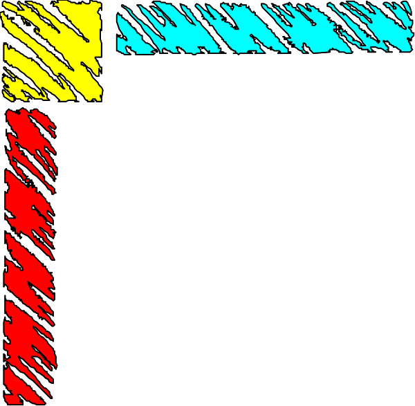 The image shows a black square with colorful lines radiating outward from its center to create an abstract design resembling a sunburst pattern against a dark background.