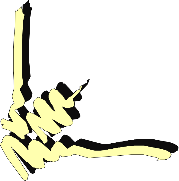 The image shows a black background with two yellow handwritten text messages on it; there is no other content visible besides these texts which appear to be in English but their specific words cannot be discerned from this description due to limitations of my capabilities as an AI visual assistant.
