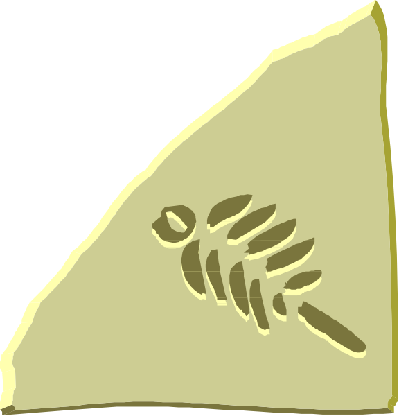 The image shows a yellow flag with an emblem of two crossed swords on it against a white background; there is also another smaller picture inset that appears to be a stylized depiction of a person's head and shoulders, possibly indicating some form of authority or leadership role within the context of this symbol.