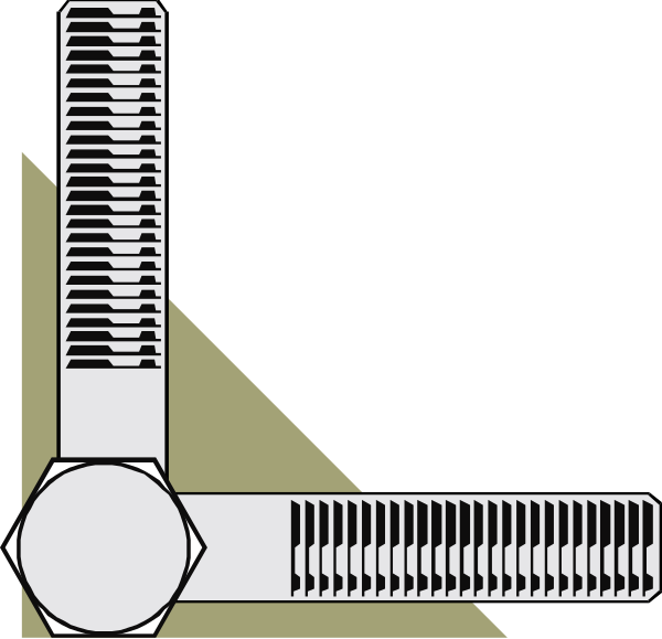 The black and white illustration shows a simple mechanical device with gears connected by rods at their ends; it appears to be an abstract representation of machinery rather than any specific object in reality.