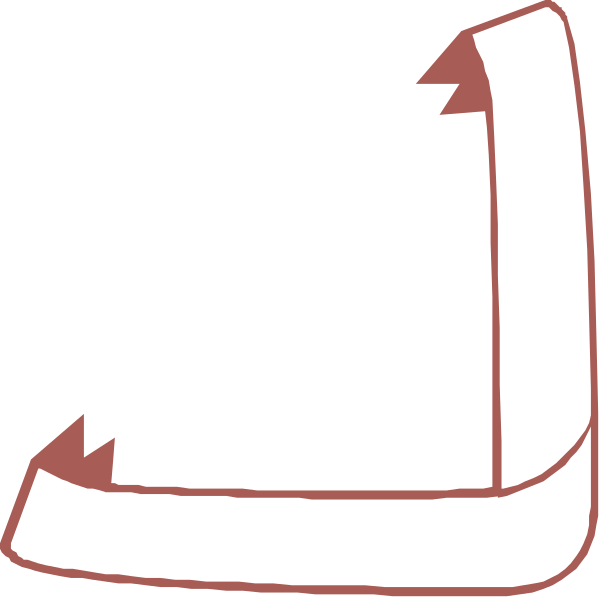 The image shows a stylized representation of an Arabic script character "ج" with two dots above it on what appears to be a red background within a black border.