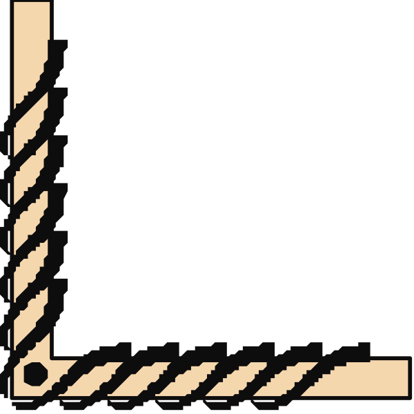 The black and white illustration shows a simple line drawing of an open book with pages visible on both sides, suggesting that it is being viewed from above as if looking down at its spine.