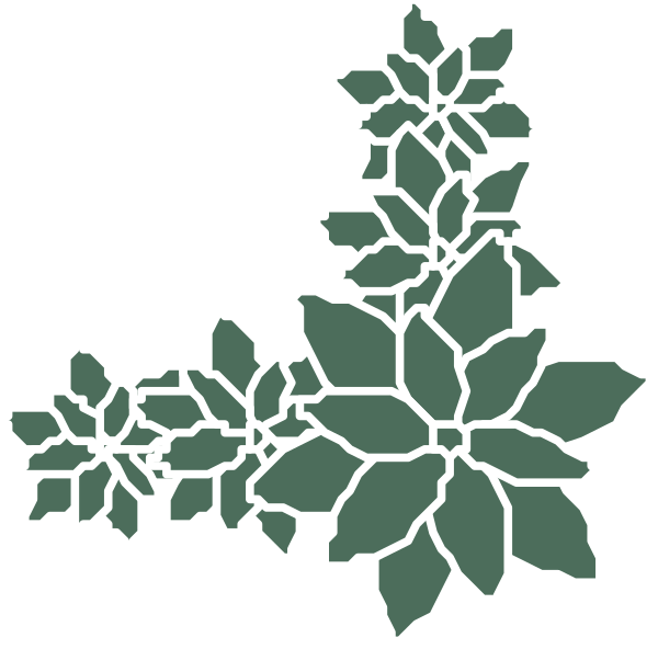 The image shows a stylized maple leaf with an intricate design of leaves around it against a black background.