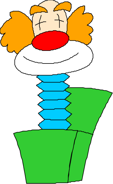 The image shows a cartoon of an animated character with exaggerated features resembling a humanoid figure standing upright on two legs in front of what appears to be a wall made up of various objects like gears and bolts, suggesting it might represent some sort of mechanical or industrial setting.