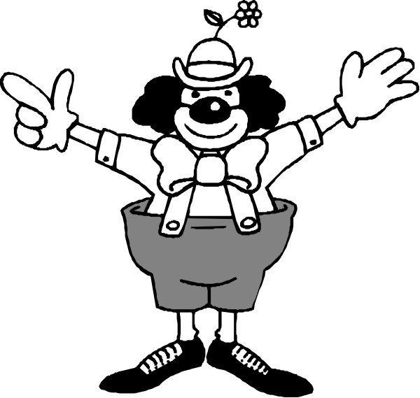 The black and white cartoon features a character that resembles an anthropomorphic dog dressed as Abraham Lincoln with his arms outstretched in front of him against a dark background.