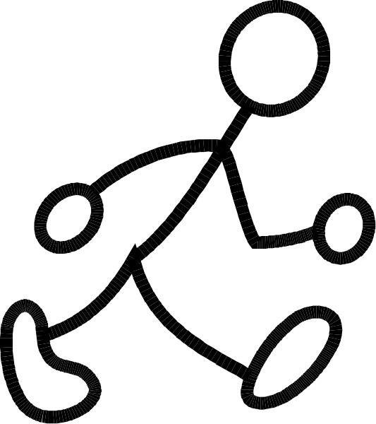 The black and white photo shows a person's face with exaggerated features such as large eyes and an open mouth, giving it a cartoon-like appearance.