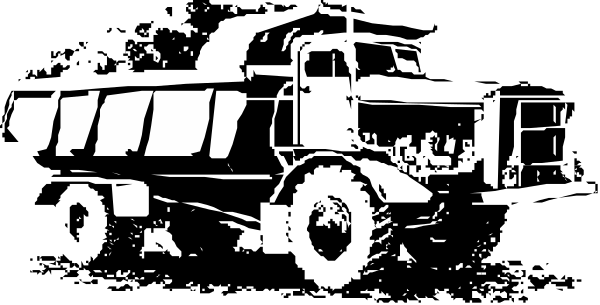 The black and white photo shows a train on tracks with its lights off at nighttime.