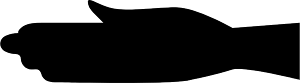The image shows a gray background with two black rectangles on top of each other at different angles; there is no text present in this clip-art image.