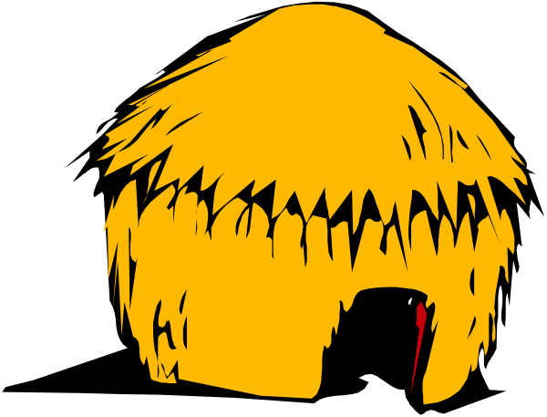The image shows a cartoon of an anime character with spiky hair that has been edited to resemble strawberry blonde strands on top.