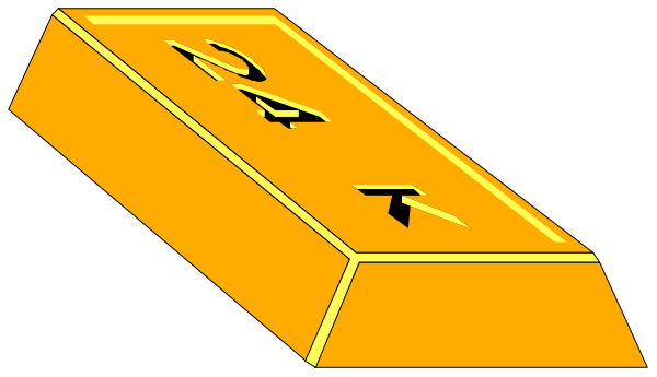 The image shows a yellow bar with black text on it against an orange background.